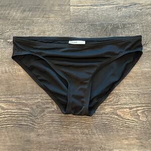 DKNY Swim Large Black Swim Bikini‎ Brief Bottoms NWOT